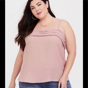 Torrid - Blush Pleated Blouse